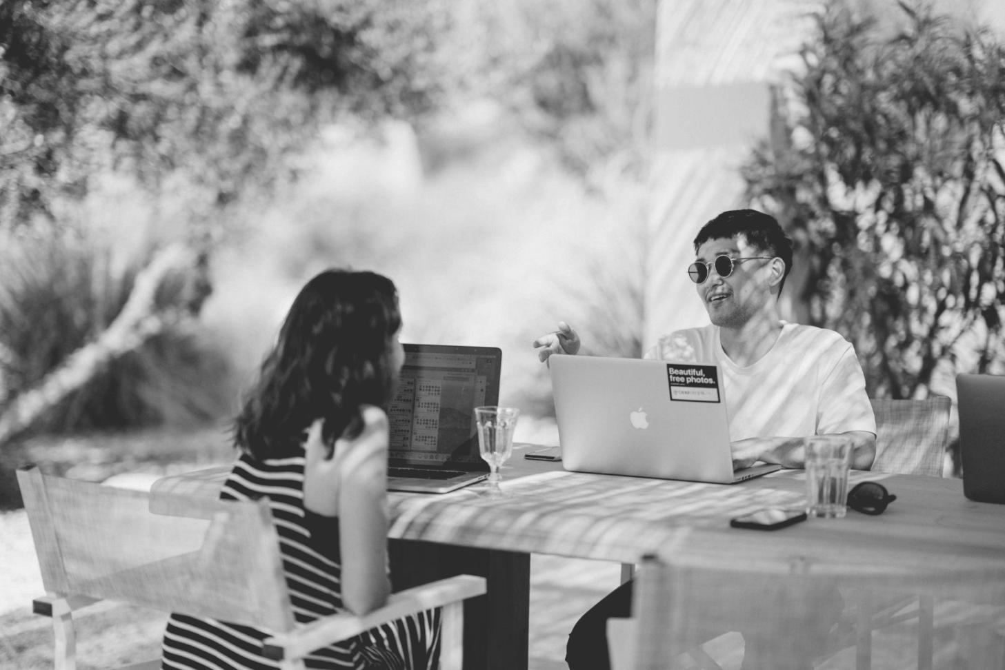 Financial analysis workspace with charts and data visualization tools